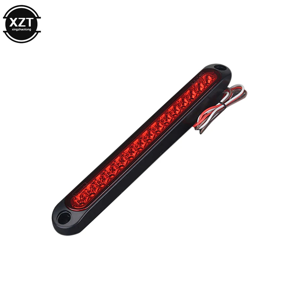 15 LED Trailer Brake Tail Light LED Bar Stop Turn Tail Lights Waterproof Assembly Brake Strip Red Light for Marine Boats Golf