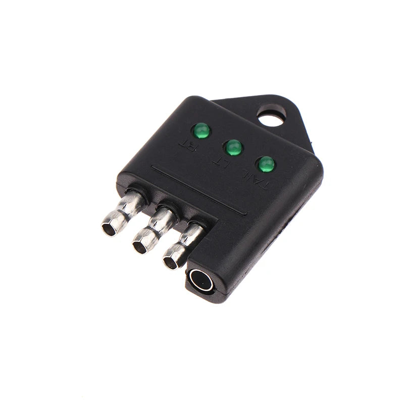 1PC Car Accessories 4 Pin Trailer Light Wire Circuit Tester 4 Way Trailer Tester Connector Trailer Wiring Tester
