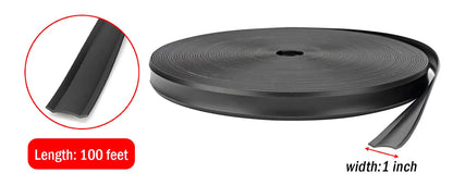 RV Insert Molding Trim, 1-Inch Screw Cover Trim Strip, 100ft Roll