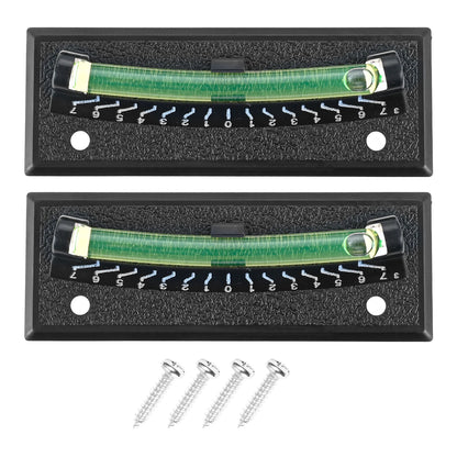 2 Pcs RV Camper Level Bubble for Camper Leveling Systems For Rvs Trailers Truck Boat Graduated Scale Stick On Leveling System