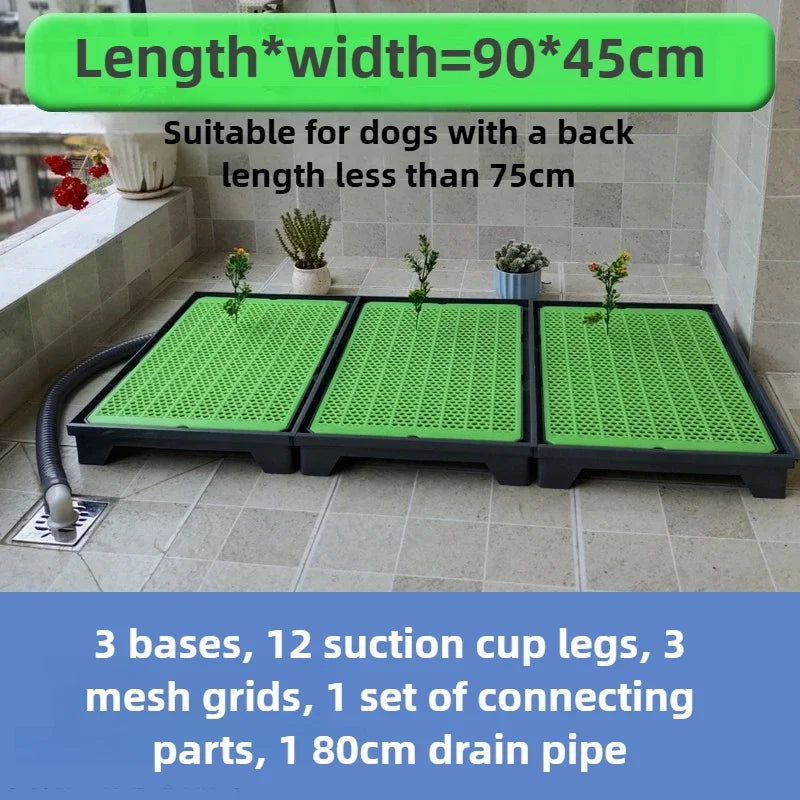 Dog Toilet Flushing Direct Drainage Sewer Sturdy and Durable Indoor Toilet Training for Dogs Easy Clean Pet Products Supplies