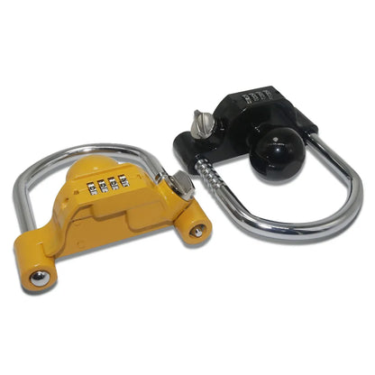 Trailer Coupler Lock. Key and Password Type Stainless Steel Anti-Theft