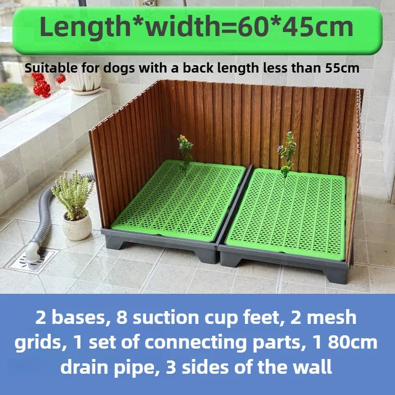Dog Toilet Flushing Direct Drainage Sewer Sturdy and Durable Indoor Toilet Training for Dogs Easy Clean Pet Products Supplies