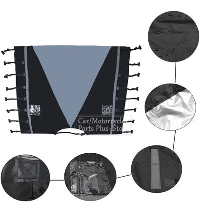 RV Front Towing Cover Protector with Reflective Strip, 220x175cm