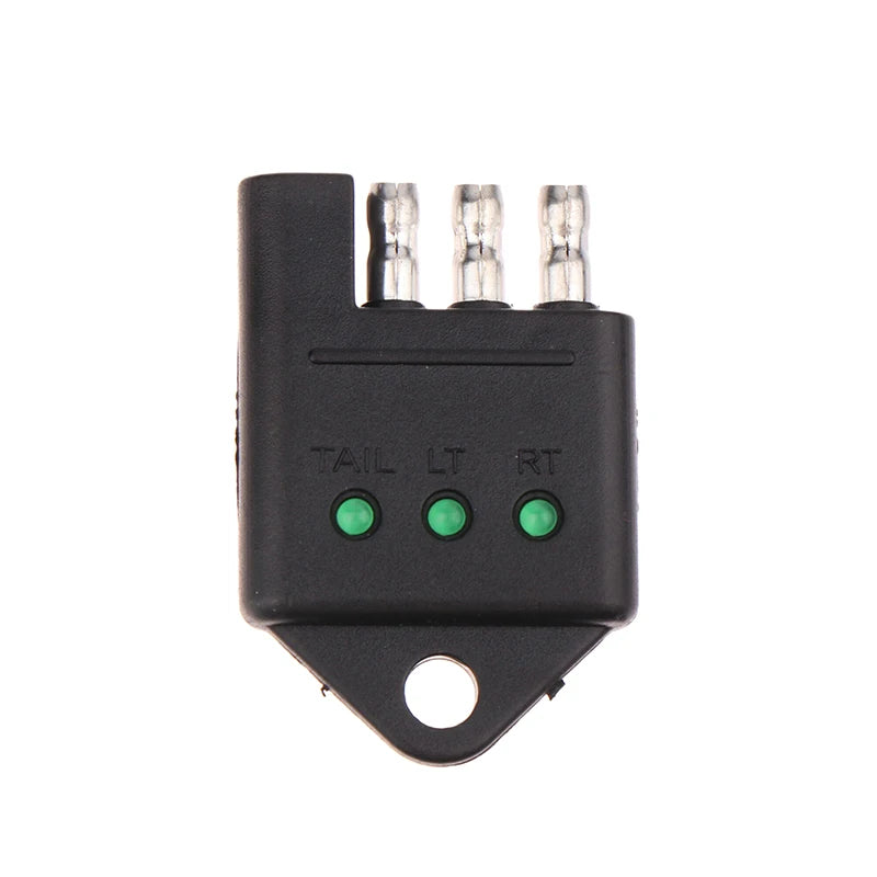 1PC Car Accessories 4 Pin Trailer Light Wire Circuit Tester 4 Way Trailer Tester Connector Trailer Wiring Tester