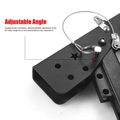 RV Step Stabilizer for Camper Steps RV Step Support stabilizer Stair stabilizer for Travel Trailers Height Ranges 2.8" to 11.3"