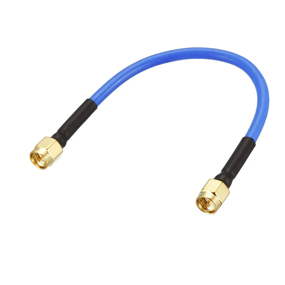 SMA Male to SMA Male Plug Connector RG402 RG-402 Semi Flexible Coaxial Cable 0.141" 50ohm Blue