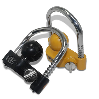 Trailer Coupler Lock. Key and Password Type Stainless Steel Anti-Theft