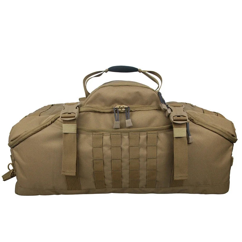 LQARMY 25L 45L 80L Sport Travel Bag Molle Tactical Backpack Gym Fitness Bag Large Duffle Bags for Camping Hunting Fishing