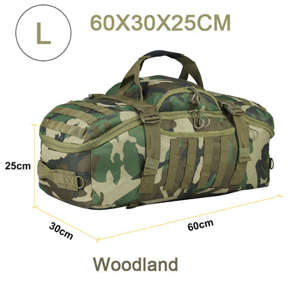 Tactical MOLLE Backpack | 25L / 45L / 80L | Camping, Hunting & Gym Duffle
