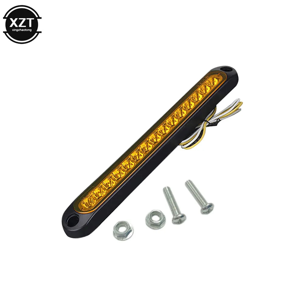 15 LED Trailer Brake Tail Light LED Bar Stop Turn Tail Lights Waterproof Assembly Brake Strip Red Light for Marine Boats Golf