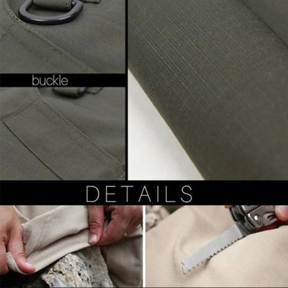 Men's Tactical Cargo Pants 6XL Plus Size Outdoor Casual Sports Pant Hiking Fishing Waterproof Multi-pocket Men Trousers