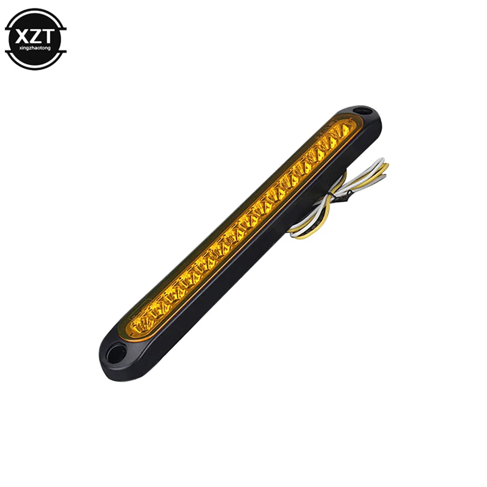 15 LED Trailer Brake Tail Light LED Bar Stop Turn Tail Lights Waterproof Assembly Brake Strip Red Light for Marine Boats Golf