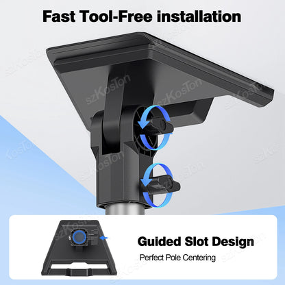 Pole Mount Adapter for Starlink Gen 3. 360 Degree Rotatable Tool-Free Install