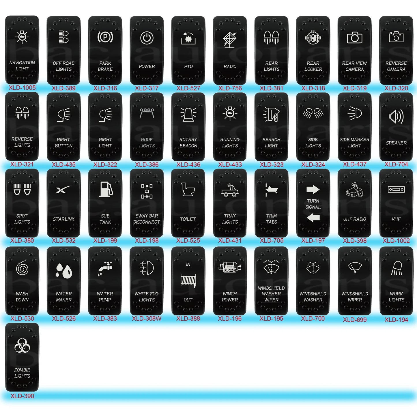 12V Starlink Rocker Switch SPST Waterproof Marine Toggle Switch For Starlink Dish Antenna Router On/Off Control Strada Hilux SUV