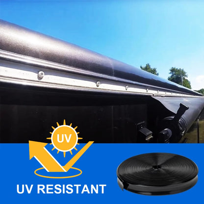 RV Exterior PVC Trim Molding. Screw Cover Insert Strip for Camper and Trailer