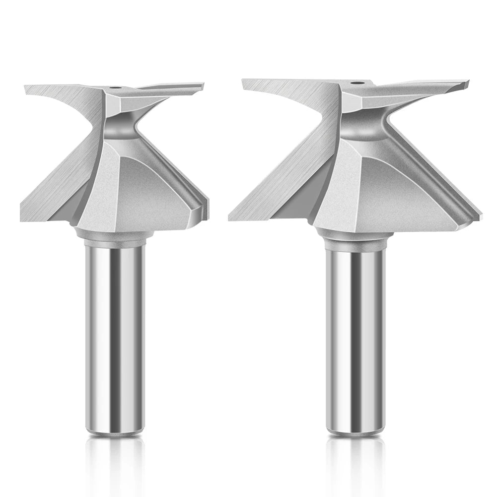 6mm 12mm 1/2" 1/4" Shank Arc Bending Integrated Router Bit Forming Tool Arc Bending Router Bit for Wooden Door Wall Cabinet
