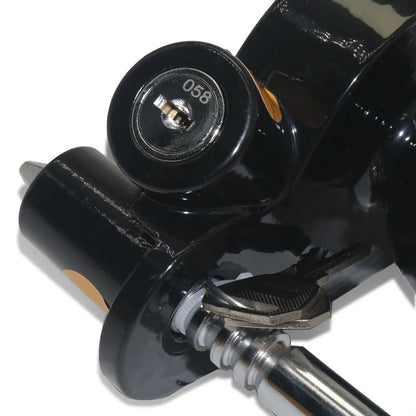 Trailer Coupler Lock. Key and Password Type Stainless Steel Anti-Theft