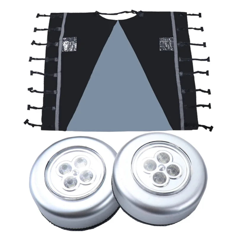 RV Front Towing Cover Protector Dustproof Universal Reflective Strip Accessories 220x175cm Camper Trailer Caravan Accessories