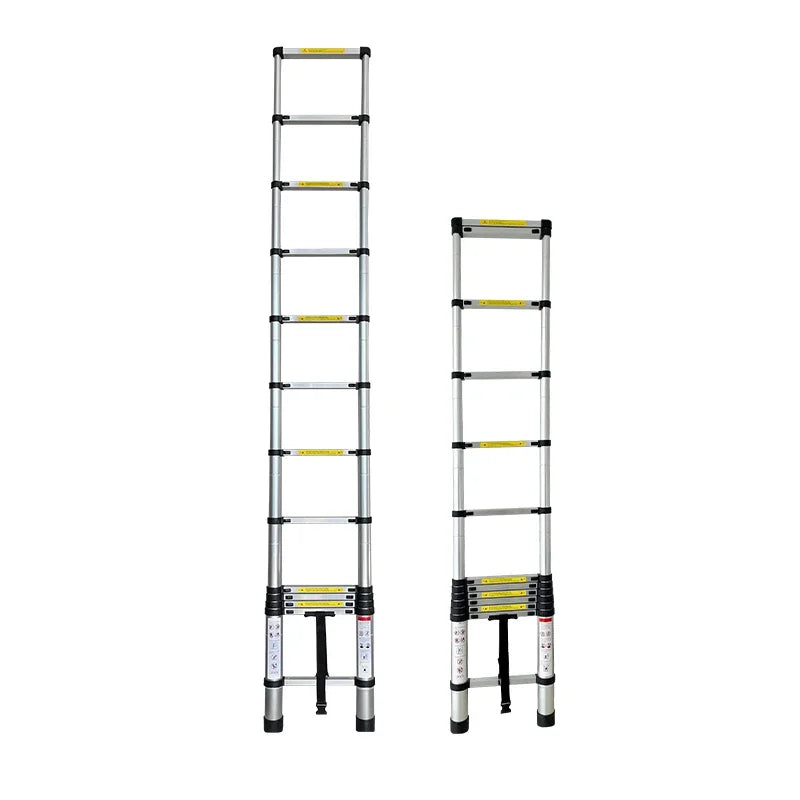 3.8m High Quality Aluminum Single Straight Extension Telescopic Ladder