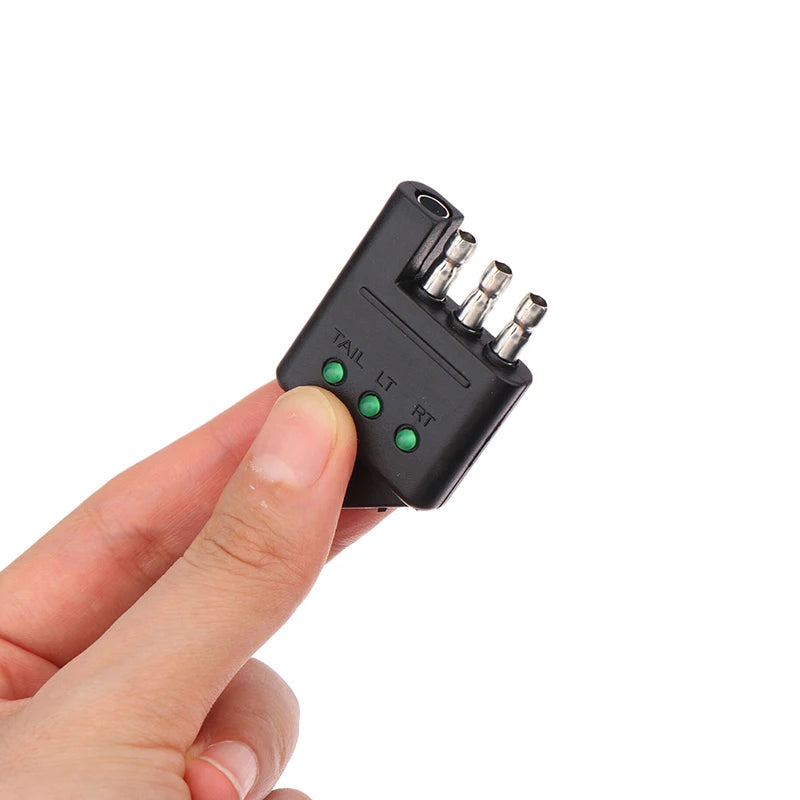1PC Car Accessories 4 Pin Trailer Light Wire Circuit Tester 4 Way Trailer Tester Connector Trailer Wiring Tester