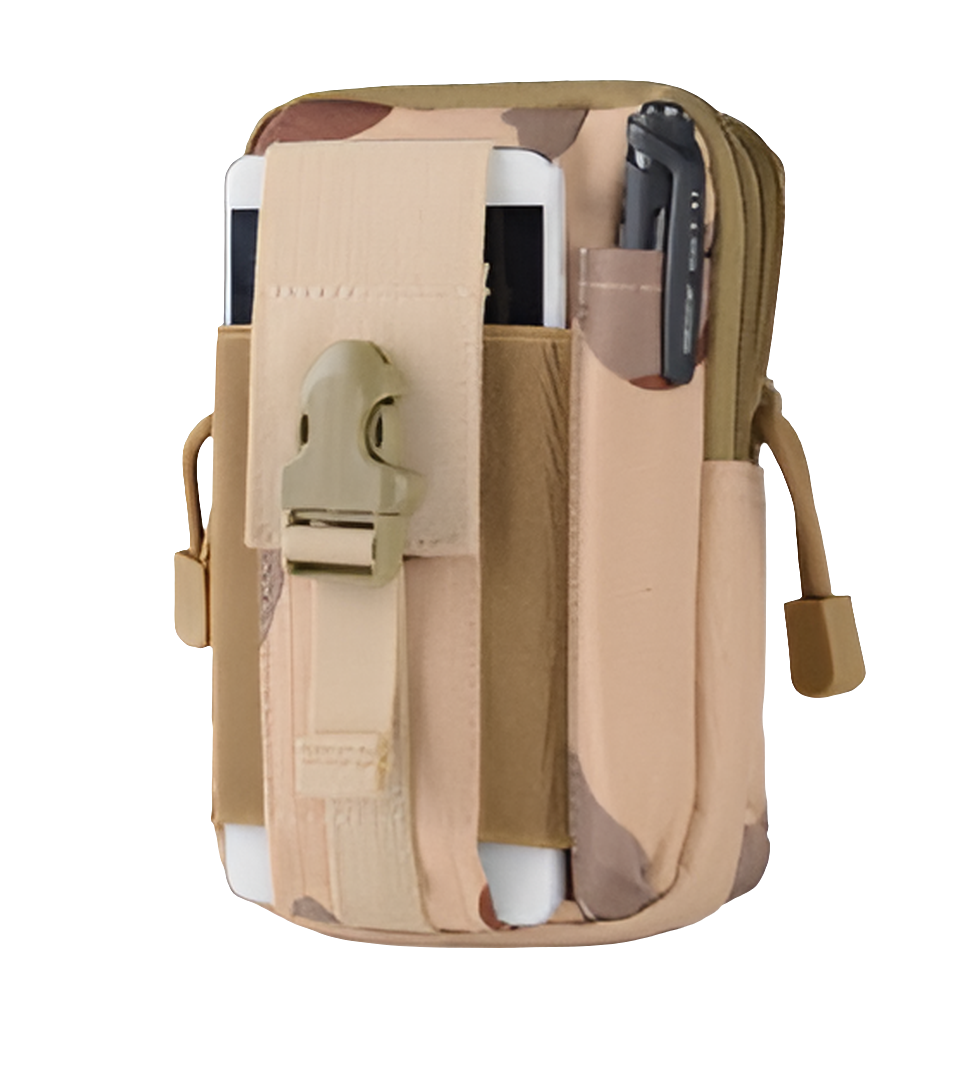 Outdoor Sports Molle Tactical Pocket Male 5.5 6 Inch Waterproof Mobile Phone Bag