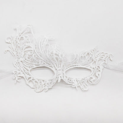 Party Half Face Halloween Bronzing Thick Lace Mask