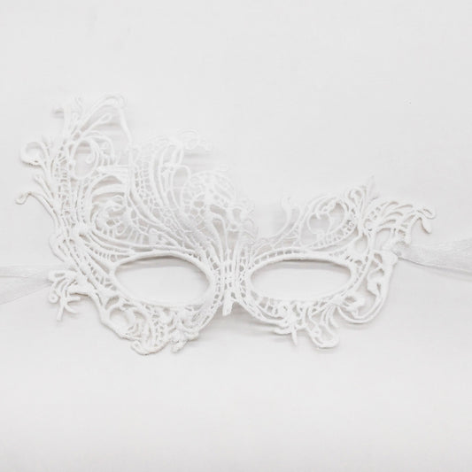 Party Half Face Halloween Bronzing Thick Lace Mask