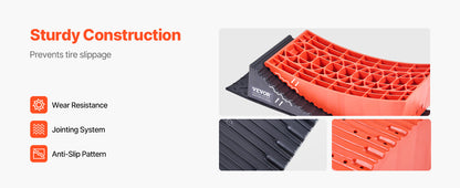 SucceBuy RV Camper Levelers 2-Pack – Wheel Chock Kit with Anti-Slip Mat & Bag
